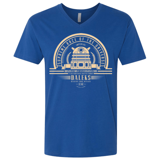 T-Shirts Royal / X-Small Who Villains Men's Premium V-Neck