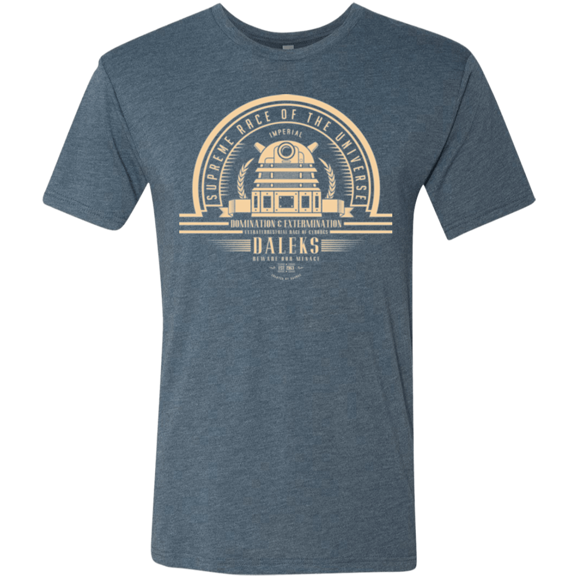 T-Shirts Indigo / Small Who Villains Men's Triblend T-Shirt