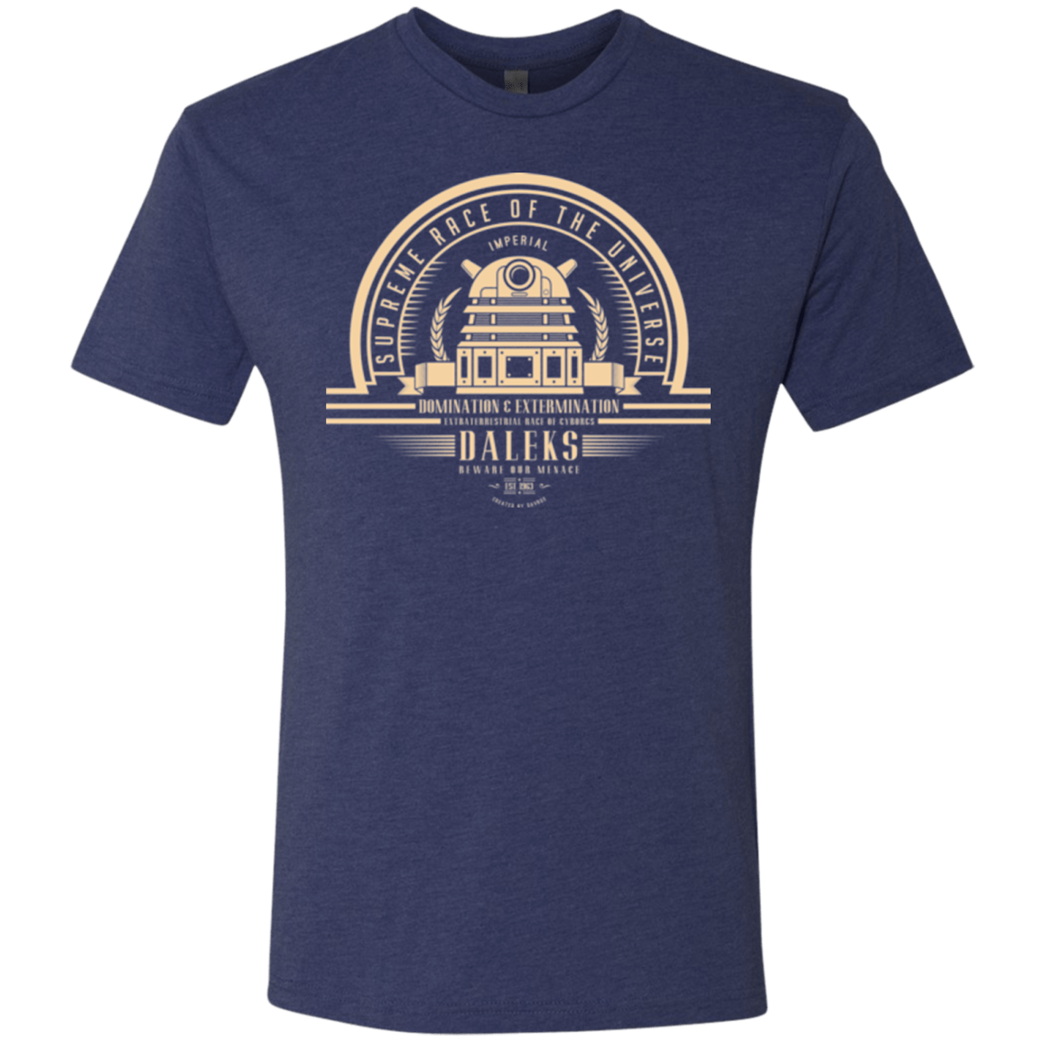 T-Shirts Vintage Navy / Small Who Villains Men's Triblend T-Shirt