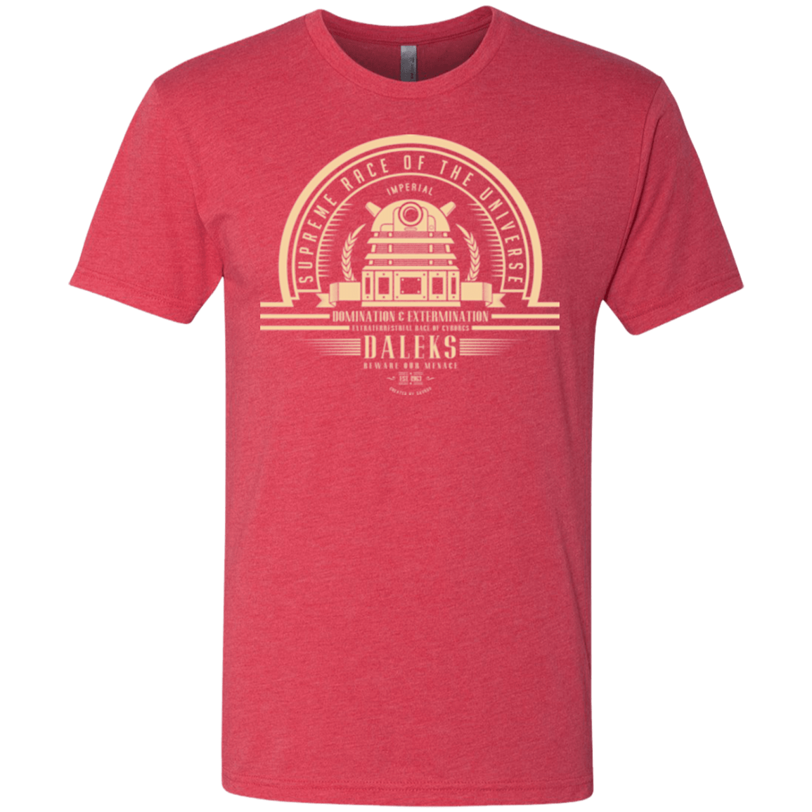 T-Shirts Vintage Red / Small Who Villains Men's Triblend T-Shirt