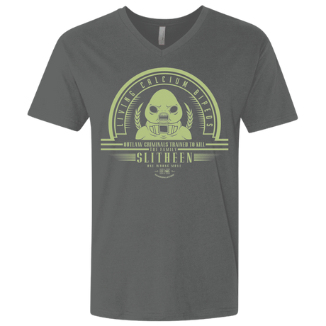 T-Shirts Heavy Metal / X-Small Who Villains Slitheen Men's Premium V-Neck