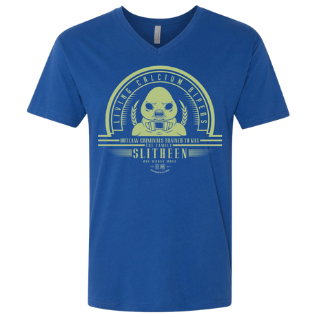 T-Shirts Royal / X-Small Who Villains Slitheen Men's Premium V-Neck