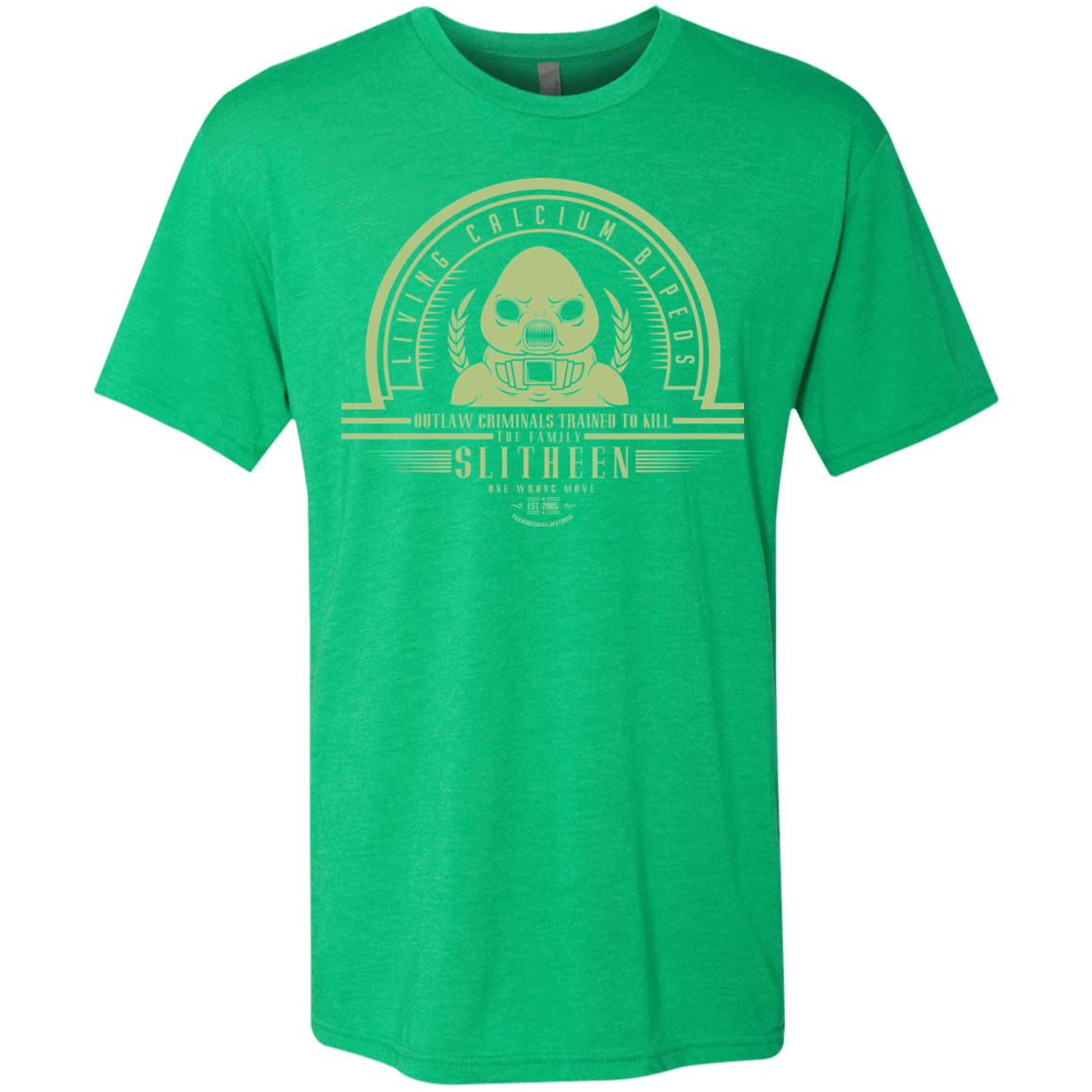 T-Shirts Envy / Small Who Villains Slitheen Men's Triblend T-Shirt