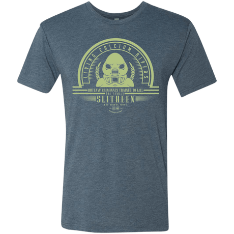 T-Shirts Indigo / Small Who Villains Slitheen Men's Triblend T-Shirt