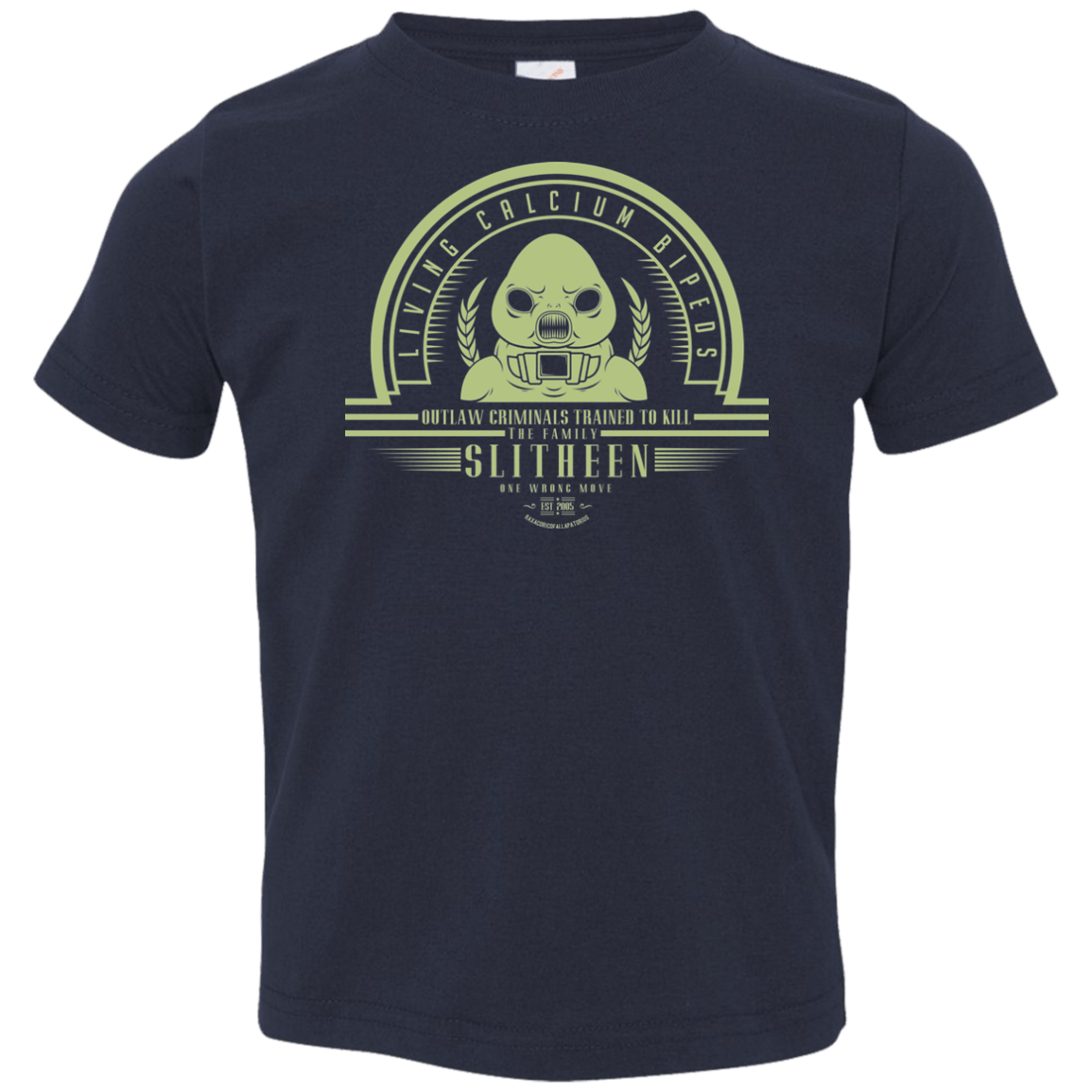 T-Shirts Navy / 2T Who Villains Slitheen Toddler Premium T-Shirt