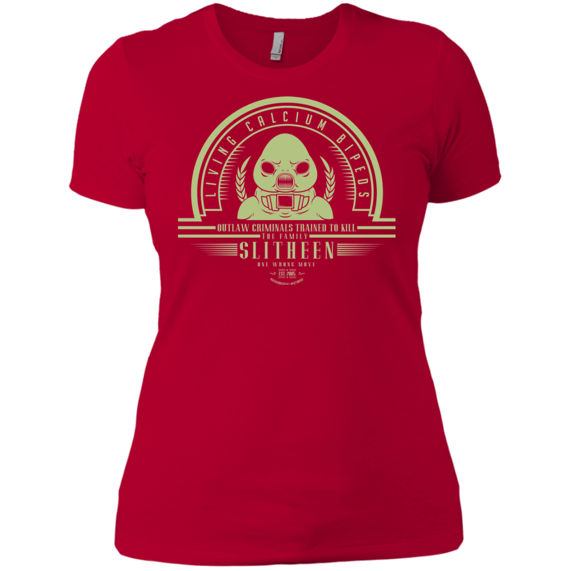 T-Shirts Red / X-Small Who Villains Slitheen Women's Premium T-Shirt