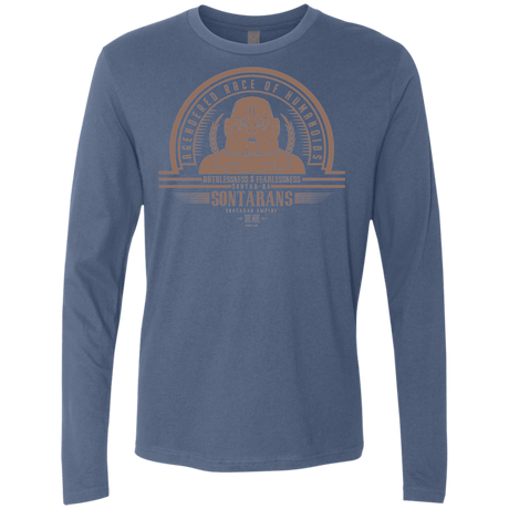 T-Shirts Indigo / Small Who Villains Sontarans Men's Premium Long Sleeve