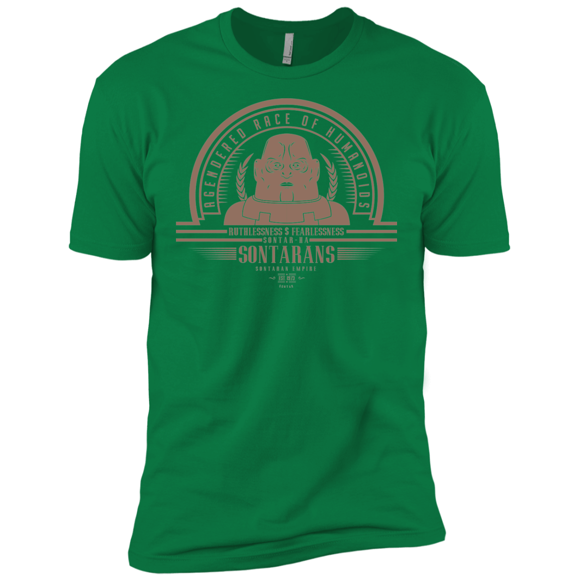 T-Shirts Kelly Green / X-Small Who Villains Sontarans Men's Premium T-Shirt