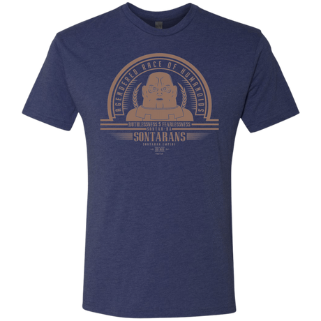 T-Shirts Vintage Navy / Small Who Villains Sontarans Men's Triblend T-Shirt