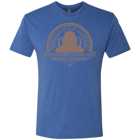 T-Shirts Vintage Royal / Small Who Villains Sontarans Men's Triblend T-Shirt
