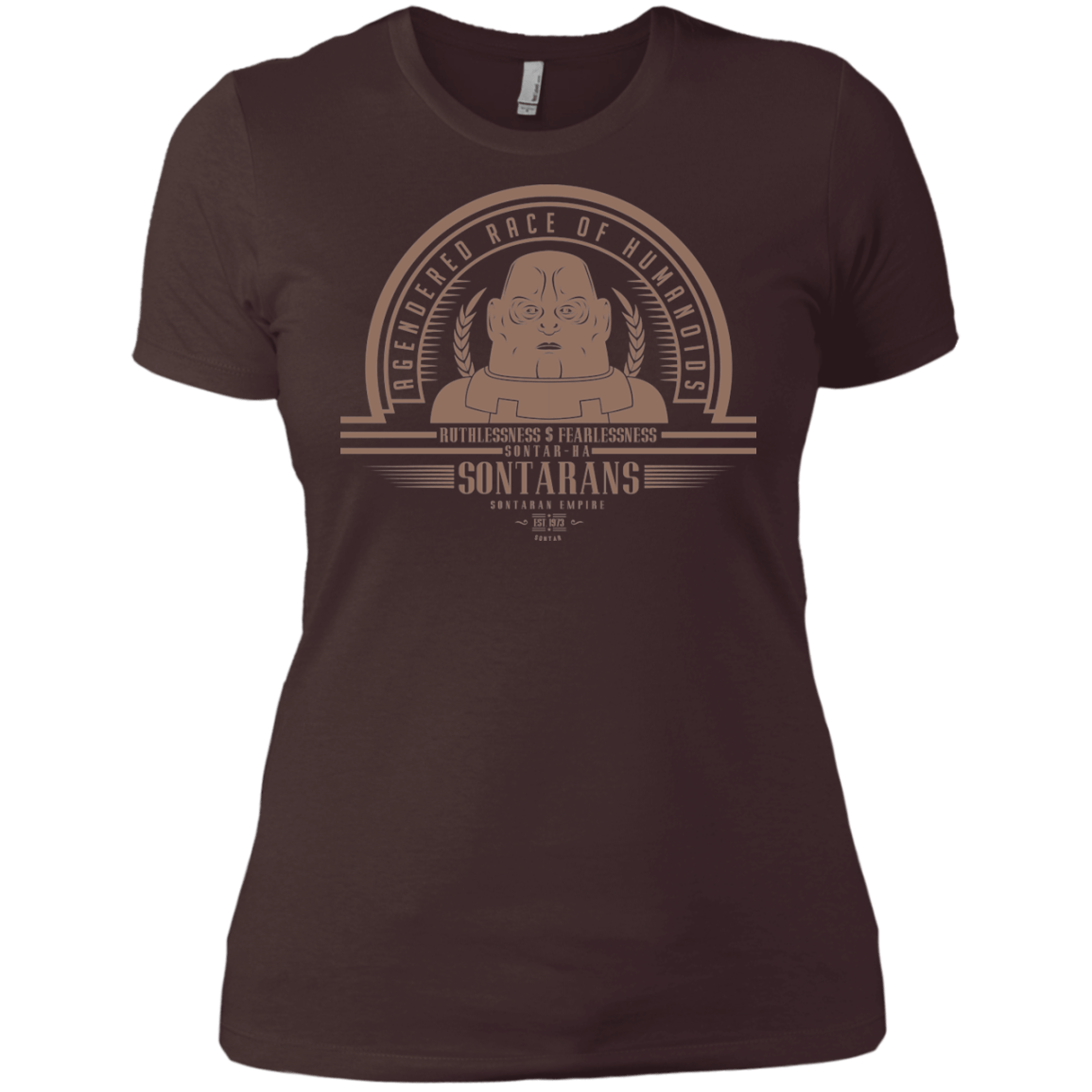 T-Shirts Dark Chocolate / X-Small Who Villains Sontarans Women's Premium T-Shirt