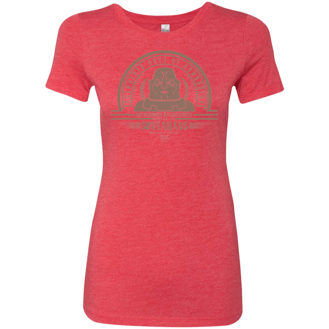 T-Shirts Vintage Red / Small Who Villains Sontarans Women's Triblend T-Shirt