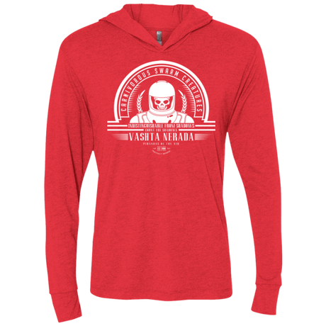 T-Shirts Vintage Red / X-Small Who Villains Triblend Long Sleeve Hoodie Tee