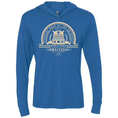 T-Shirts Vintage Royal / X-Small Who Villains Triblend Long Sleeve Hoodie Tee