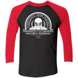T-Shirts Vintage Black/Vintage Red / X-Small Who Villains Vashta Nerada Men's Triblend 3/4 Sleeve