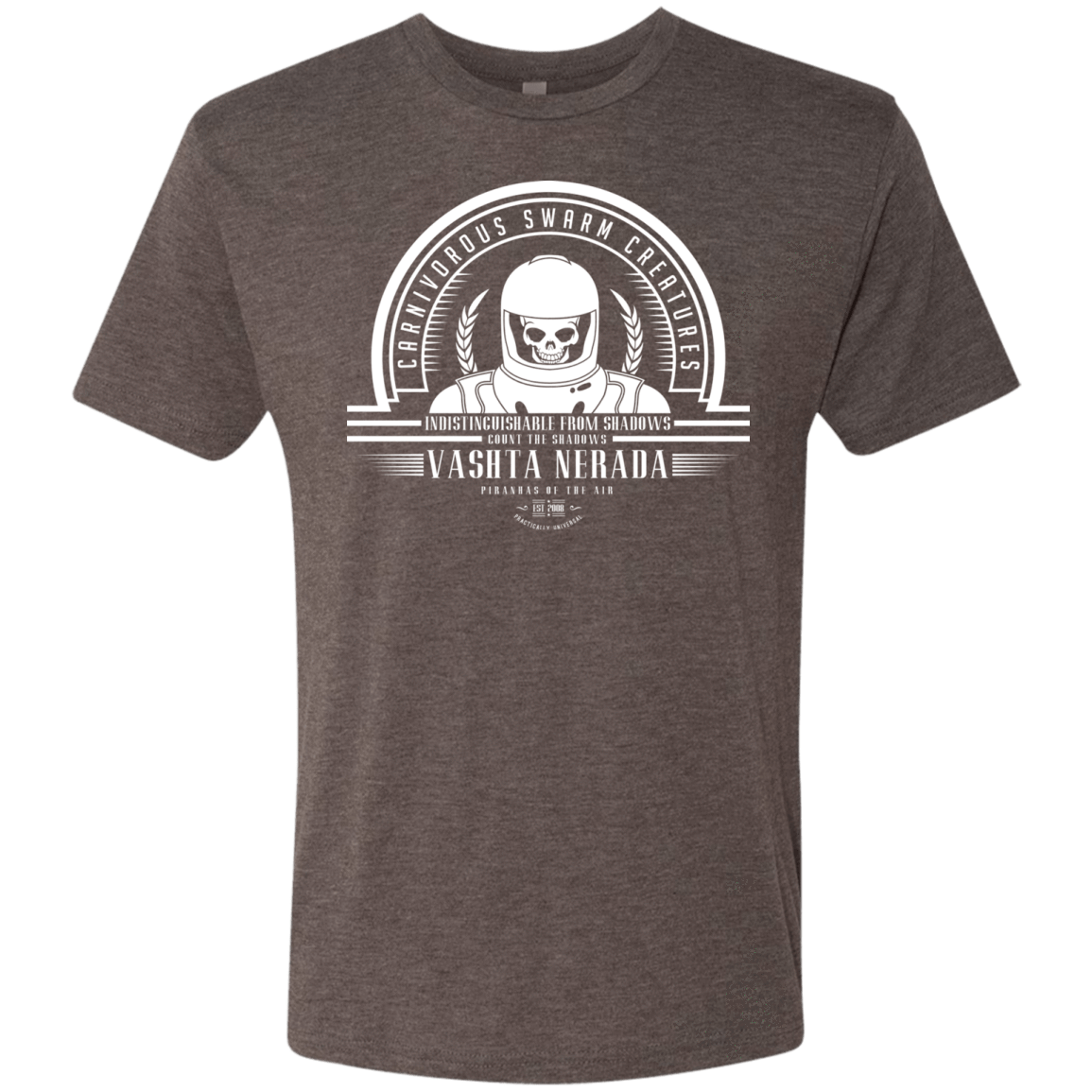 T-Shirts Macchiato / Small Who Villains Vashta Nerada Men's Triblend T-Shirt