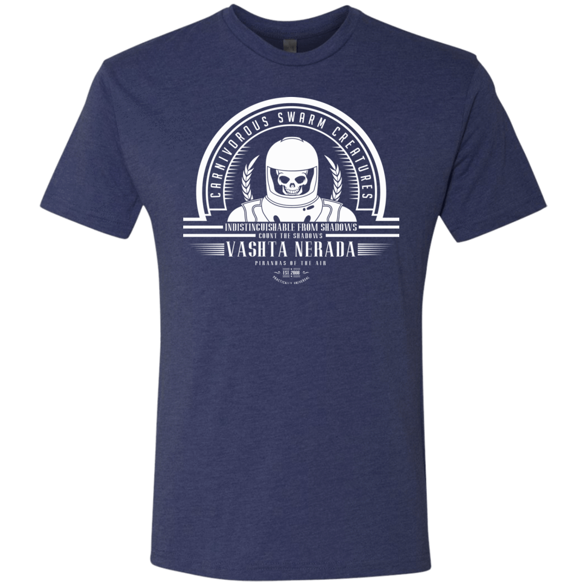 T-Shirts Vintage Navy / Small Who Villains Vashta Nerada Men's Triblend T-Shirt