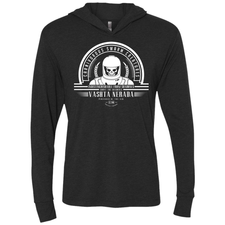 T-Shirts Vintage Black / X-Small Who Villains Vashta Nerada Triblend Long Sleeve Hoodie Tee