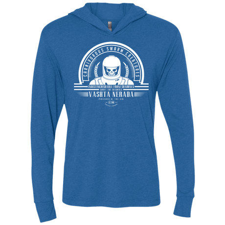 T-Shirts Vintage Royal / X-Small Who Villains Vashta Nerada Triblend Long Sleeve Hoodie Tee