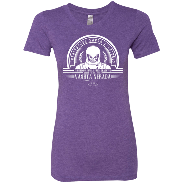 T-Shirts Purple Rush / Small Who Villains Vashta Nerada Women's Triblend T-Shirt