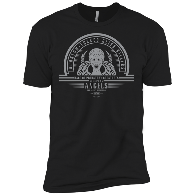 T-Shirts Black / X-Small Who Villains Weeping Angels Men's Premium T-Shirt
