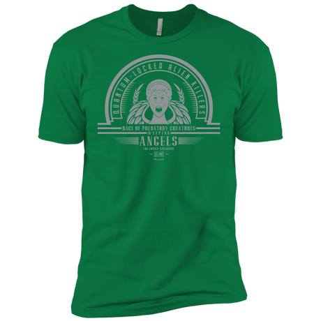 T-Shirts Kelly Green / X-Small Who Villains Weeping Angels Men's Premium T-Shirt