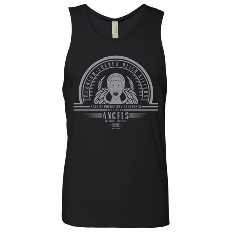 T-Shirts Black / Small Who Villains Weeping Angels Men's Premium Tank Top