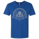 T-Shirts Royal / X-Small Who Villains Weeping Angels Men's Premium V-Neck