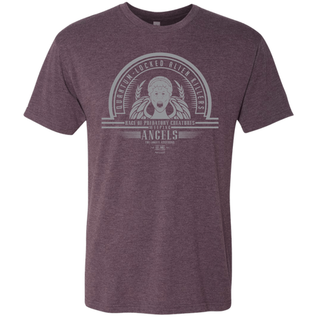 T-Shirts Vintage Purple / Small Who Villains Weeping Angels Men's Triblend T-Shirt