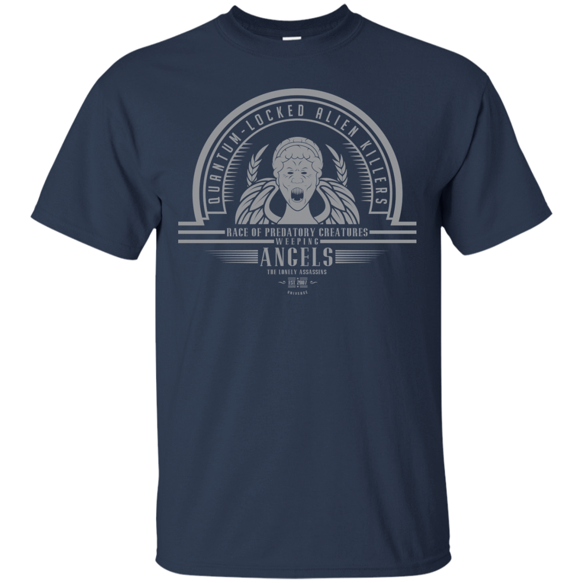 T-Shirts Navy / Small Who Villains Weeping Angels T-Shirt