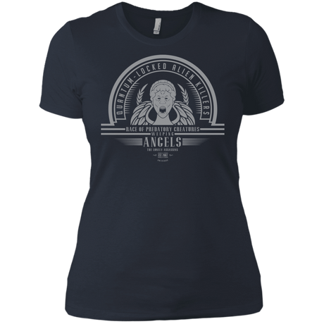 T-Shirts Indigo / X-Small Who Villains Weeping Angels Women's Premium T-Shirt