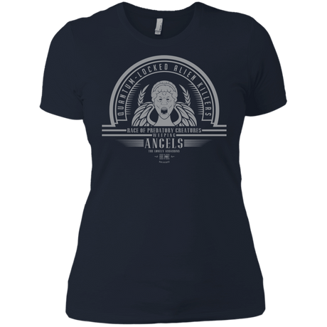 T-Shirts Midnight Navy / X-Small Who Villains Weeping Angels Women's Premium T-Shirt