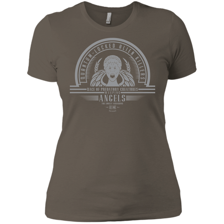 T-Shirts Warm Grey / X-Small Who Villains Weeping Angels Women's Premium T-Shirt
