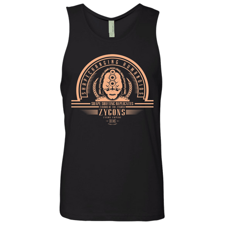 T-Shirts Black / Small Who Villains Zygons Men's Premium Tank Top