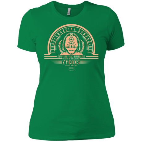 T-Shirts Kelly Green / X-Small Who Villains Zygons Women's Premium T-Shirt