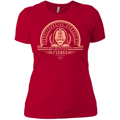 T-Shirts Red / X-Small Who Villains Zygons Women's Premium T-Shirt