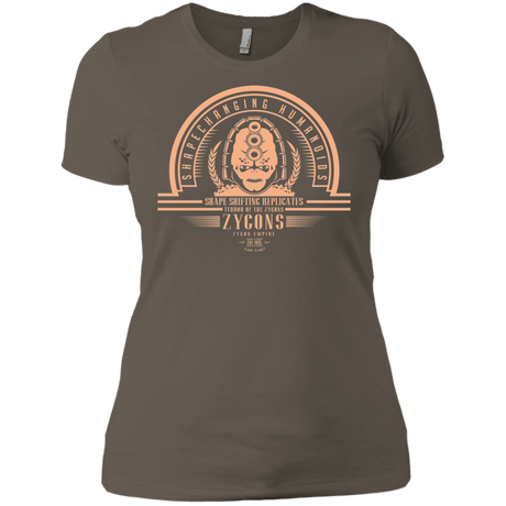 T-Shirts Warm Grey / X-Small Who Villains Zygons Women's Premium T-Shirt