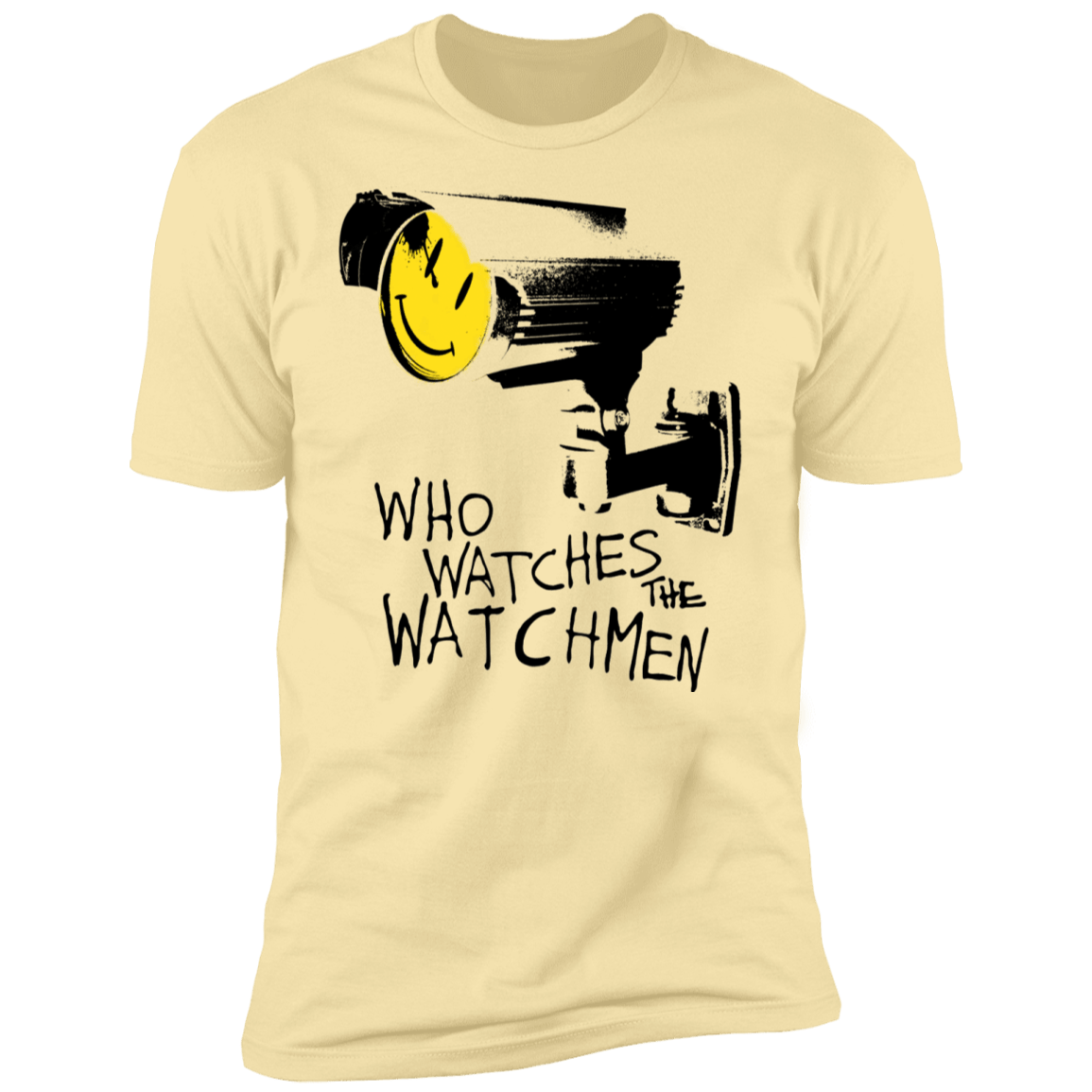 T-Shirts Banana Cream / S Who Watches CCTV Men's Premium T-Shirt