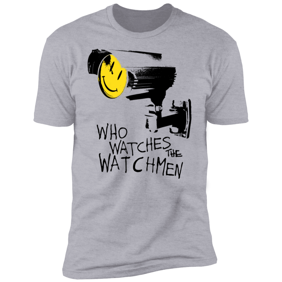 T-Shirts Heather Grey / S Who Watches CCTV Men's Premium T-Shirt