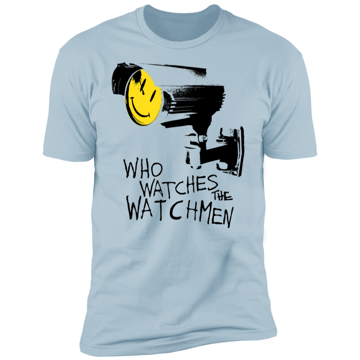T-Shirts Light Blue / S Who Watches CCTV Men's Premium T-Shirt