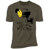 T-Shirts Military Green / S Who Watches CCTV Men's Premium T-Shirt