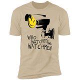 T-Shirts Sand / S Who Watches CCTV Men's Premium T-Shirt