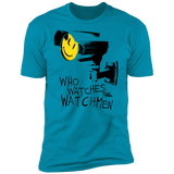 T-Shirts Turquoise / S Who Watches CCTV Men's Premium T-Shirt