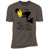 T-Shirts Warm Grey / S Who Watches CCTV Men's Premium T-Shirt