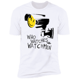 T-Shirts White / S Who Watches CCTV Men's Premium T-Shirt