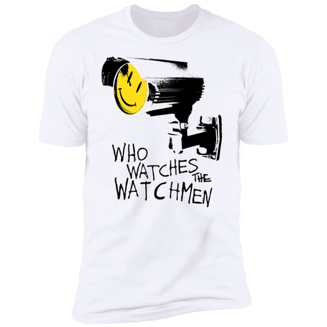 T-Shirts White / S Who Watches CCTV Men's Premium T-Shirt