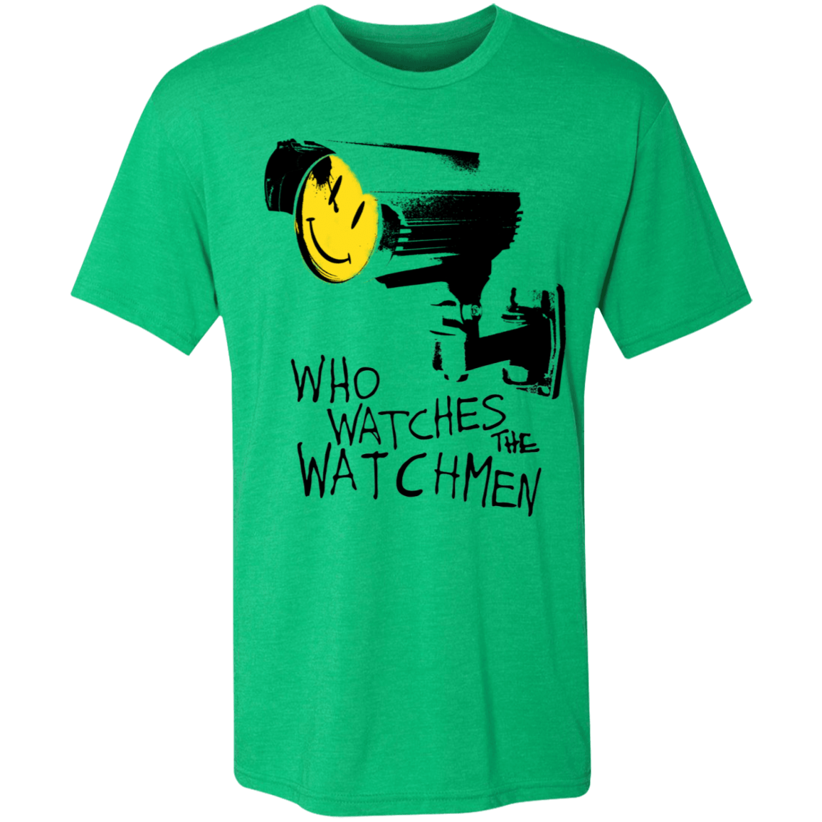 T-Shirts Envy / S Who Watches CCTV Men's Triblend T-Shirt