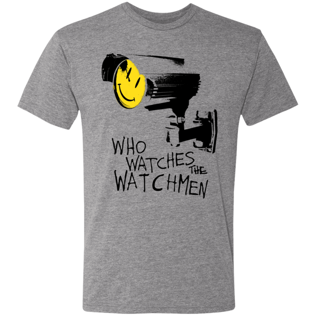 T-Shirts Premium Heather / S Who Watches CCTV Men's Triblend T-Shirt