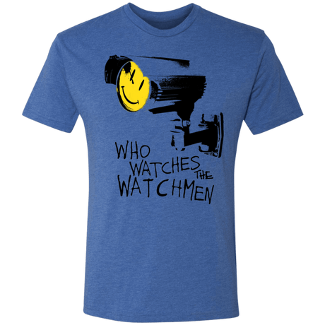 T-Shirts Vintage Royal / S Who Watches CCTV Men's Triblend T-Shirt