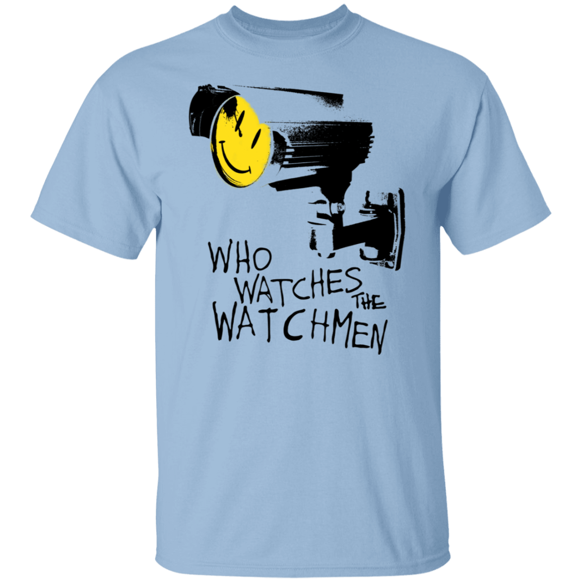 T-Shirts Light Blue / S Who Watches CCTV T-Shirt